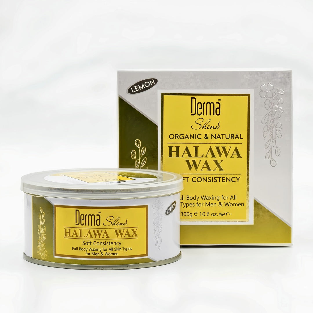 Derma Shine Organic & Natural Halawa Wax Honey & Lemon