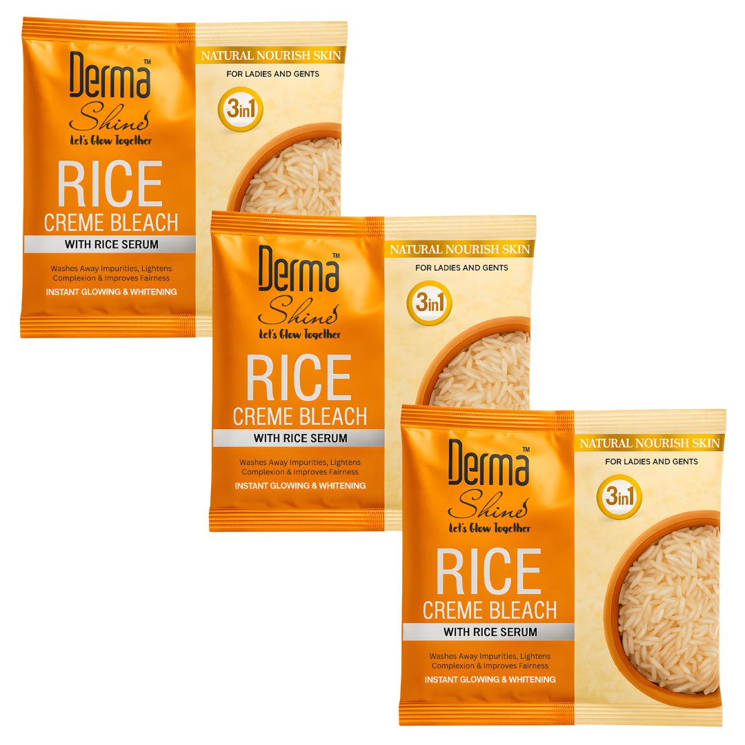 Derma shine Rice Creme Bleach Pack of 3