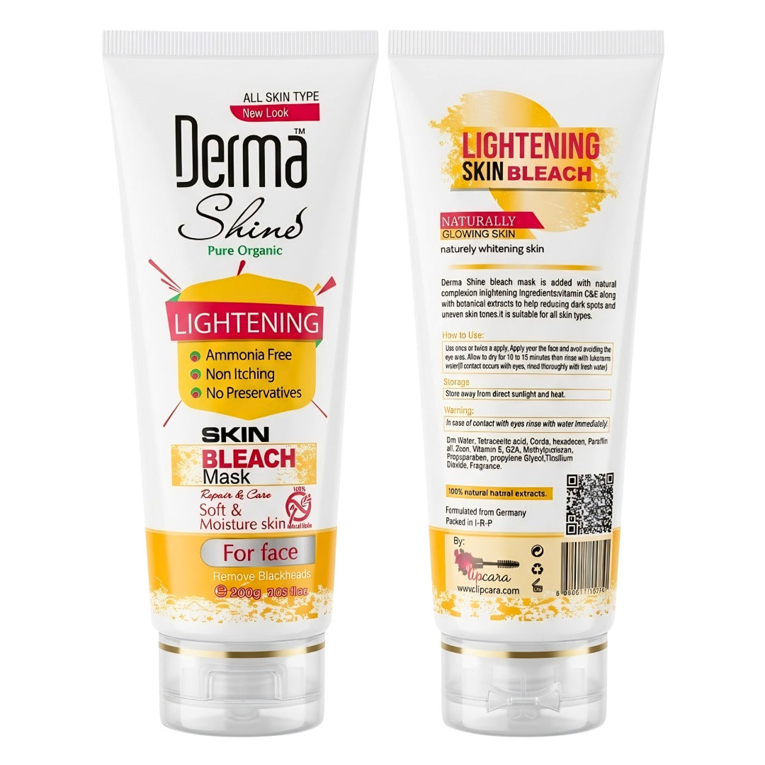 Derma Shine Skin Lightening Face Bleach Mask