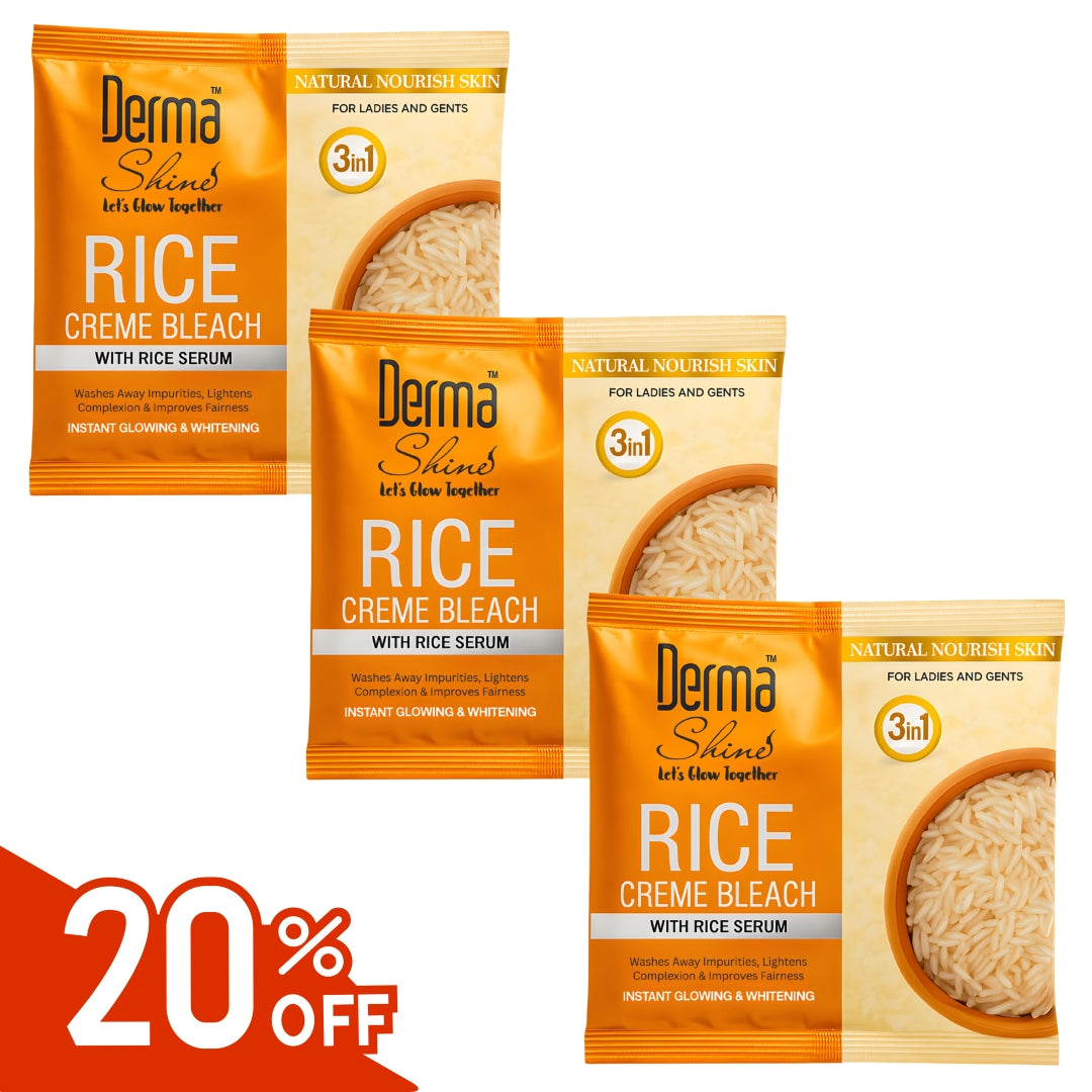 Derma shine Rice Creme Bleach Pack of 3
