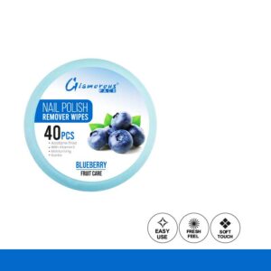 Glamorous Face Nail Remover Tissue blueberry