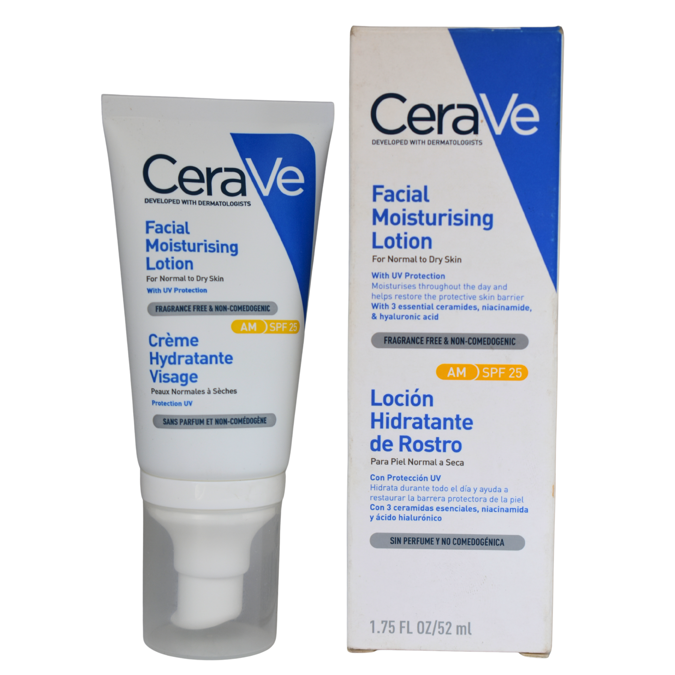 Cerave Facial Moisturising Lotion For Normal To Dry Skin AM SPF 25 52ml