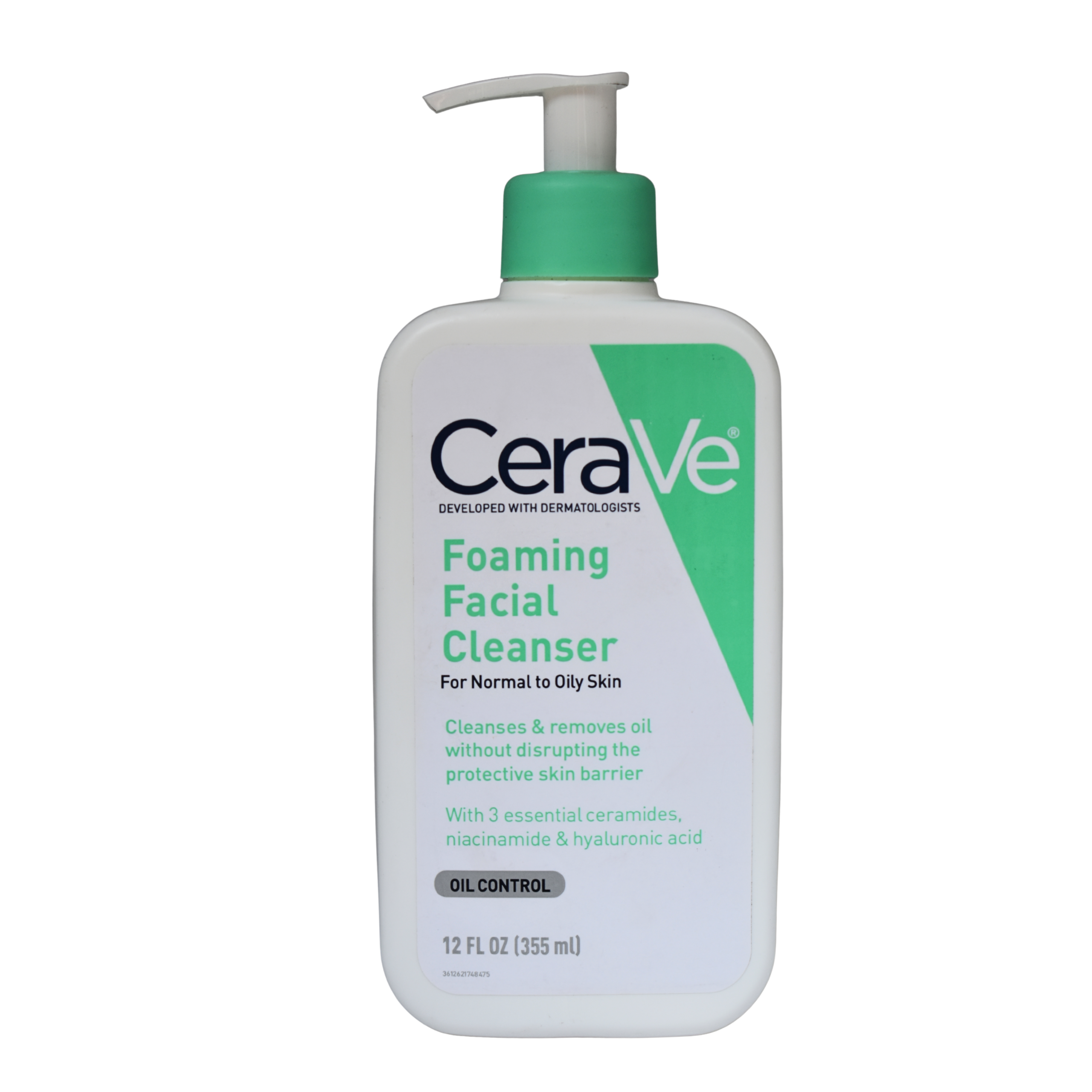 Cerave Foaming Facial Cleanser For Normal to Oily Skin 355ml