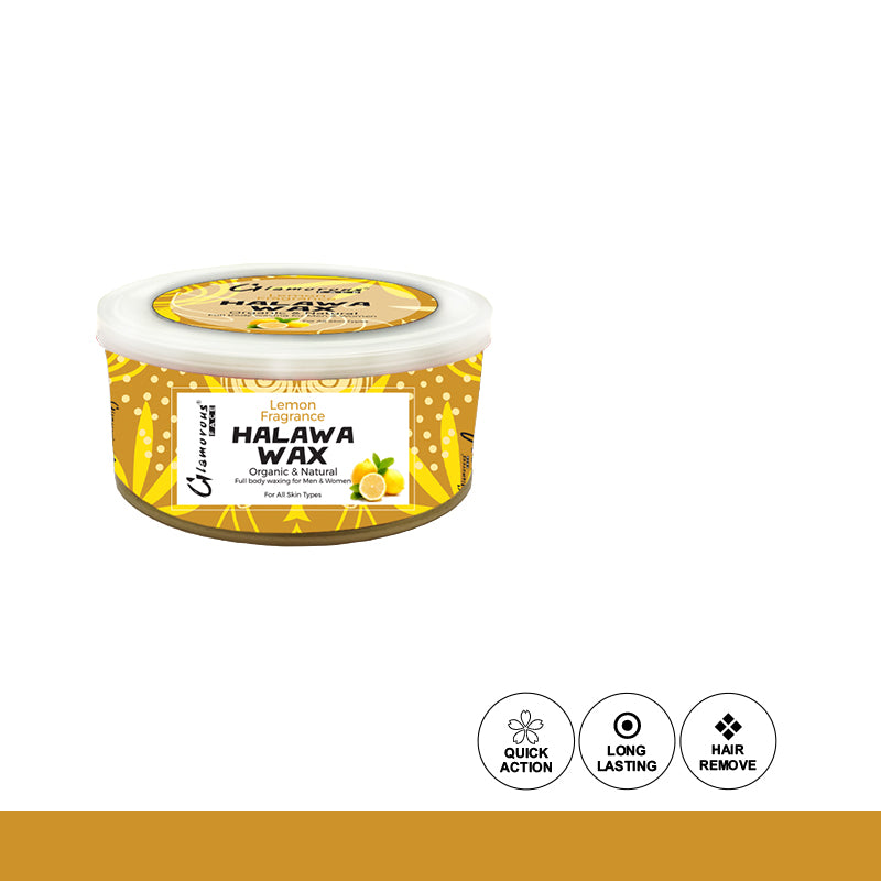 Glamorous Face Next Level Halawa Wax, Finger Wax With Wax Applicator Card 300G