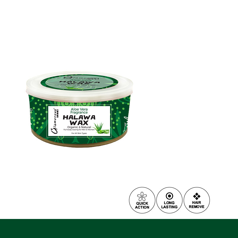 Glamorous Face Next Level Halawa Wax, Finger Wax With Wax Applicator Card 300G