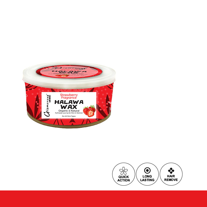 Glamorous Face Next Level Halawa Wax, Finger Wax With Wax Applicator Card 300G