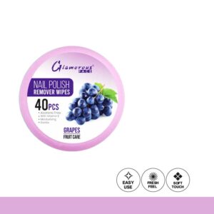 Glamorous Face Nail Remover Tissue Grapes