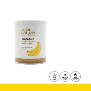Spa Line Banana Liposoluble Wax 800ml for Sensitive Skin