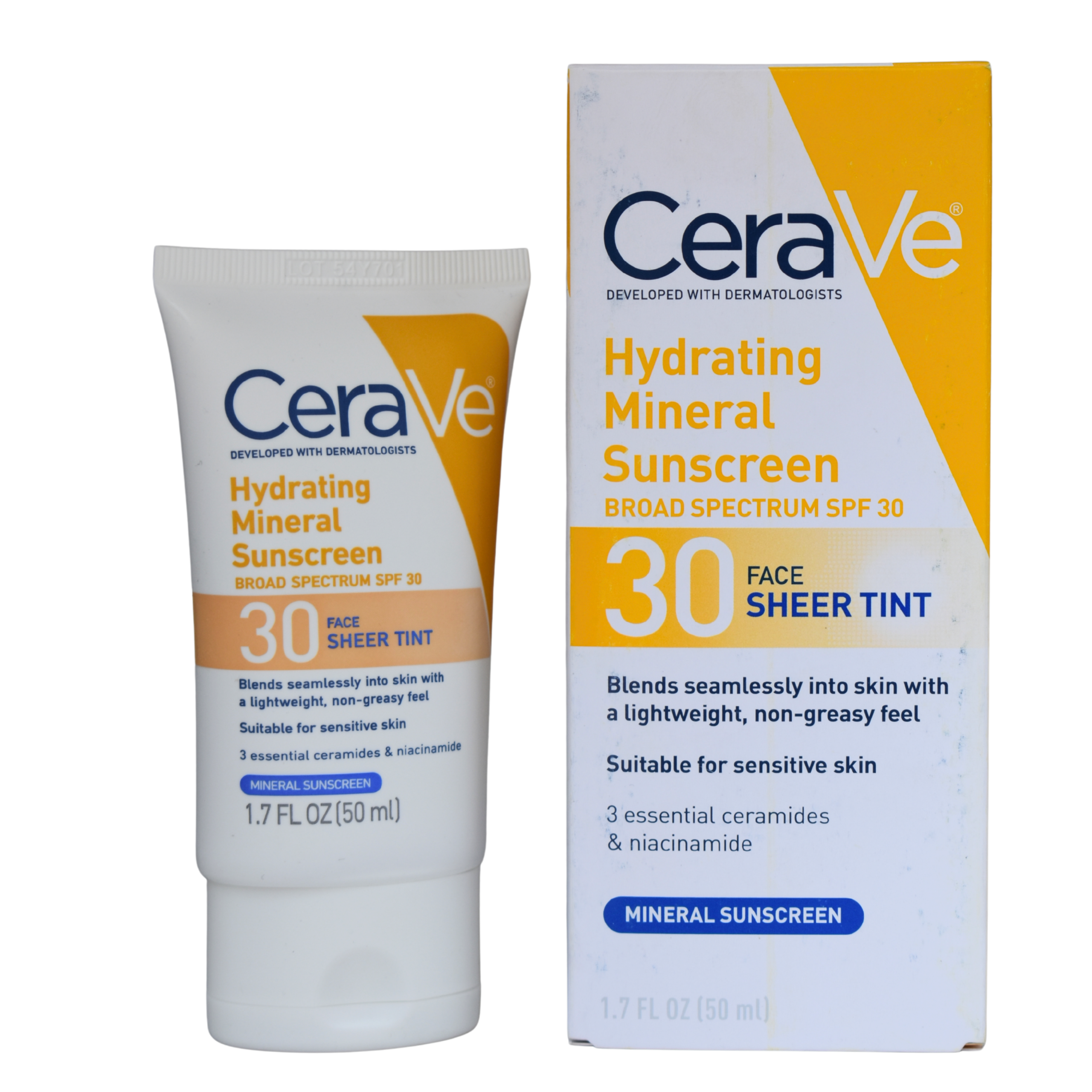 Cerave Hydrating Mineral SunScreen SPF 30 50ml