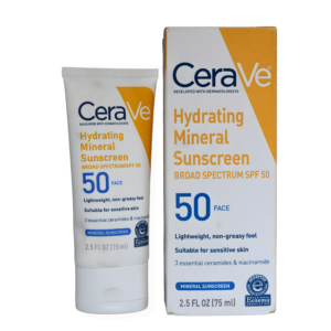 Cerave Hydrating Mineral SunScreen SPF 50 75ml