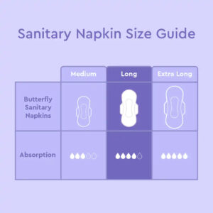 Butterfly Breathables Ultra-Thin Cottony Sanitary Pads Long 8 Pcs
