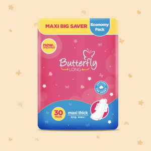 Butterfly Long Maxi Big Saver Sanitary Pads Long 30 Pcs
