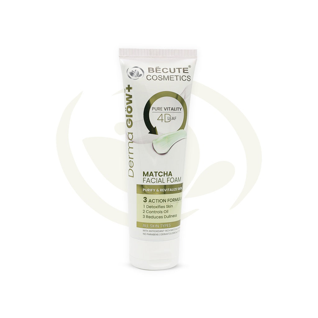 BeCute Derma Glow+ Matcha Facial Foam