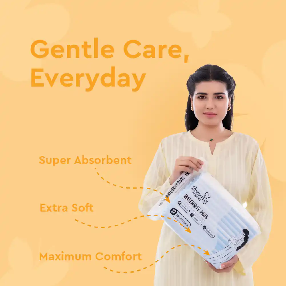 Butterfly Maternity Pads 12 Pcs