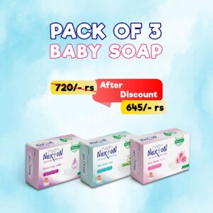 PACK OF 3 NEXTON BABY SOAPS