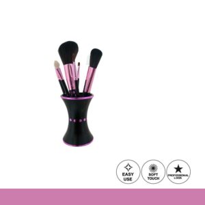 Glamorous Face 8 in 1 Brush Sets Pot Glass