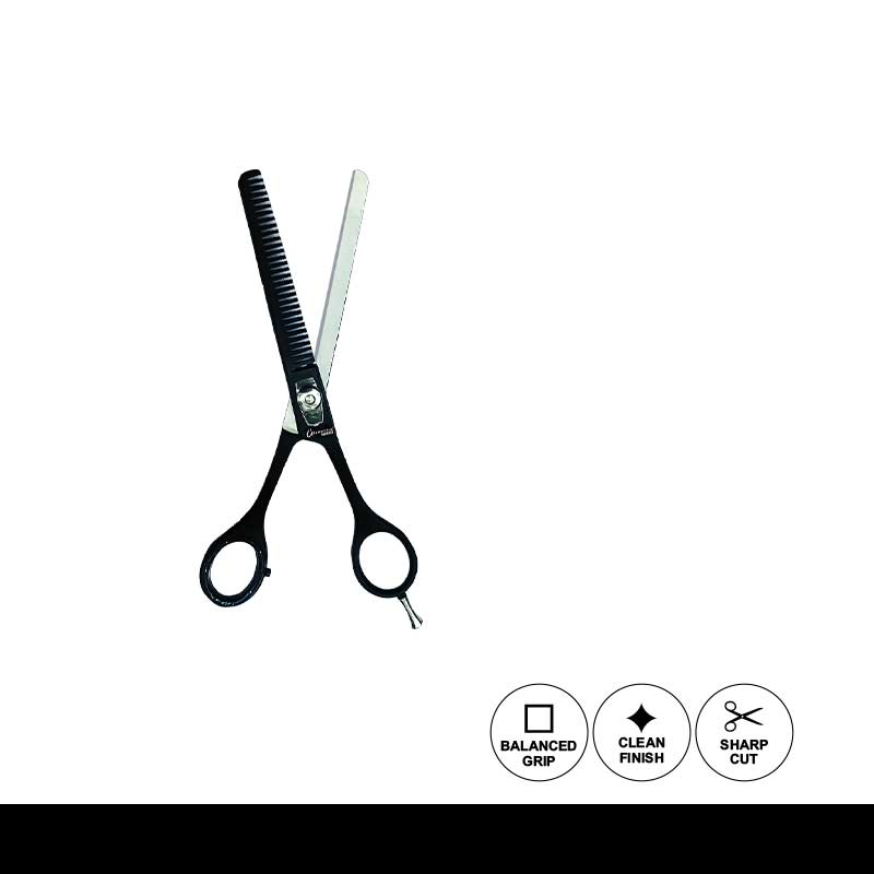 Glamorous Face Professional Thinning Razor Scissor Black 15