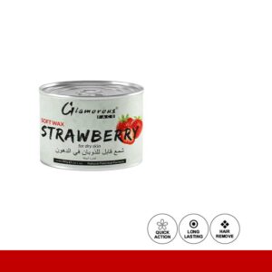 Glamorous Face Soft Wax 400g Strawberry For Dry Skin