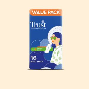 Breathable Maxi Thick Dry Mesh Extra Long Value Pack 16 Pcs
