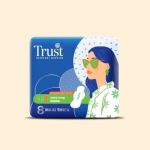 Breathable Maxi Thick Dry Mesh Extra Long 8 Pcs