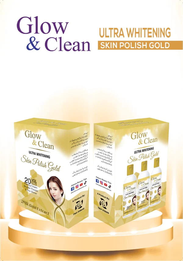 Glow & Clean Ultra Whitening Skin Polish Gold