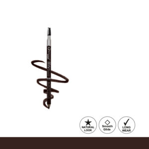 Glamorous Face Waterproof Eyebrow Pencil With Brush (2 Shades)