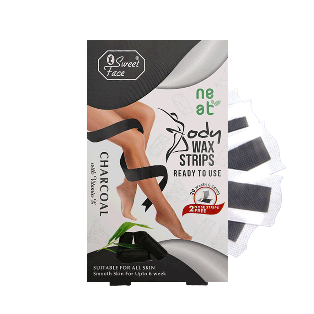 SweetFace Body Wax Strips 20PCS – Ready-to-Use Hair Removing Strips