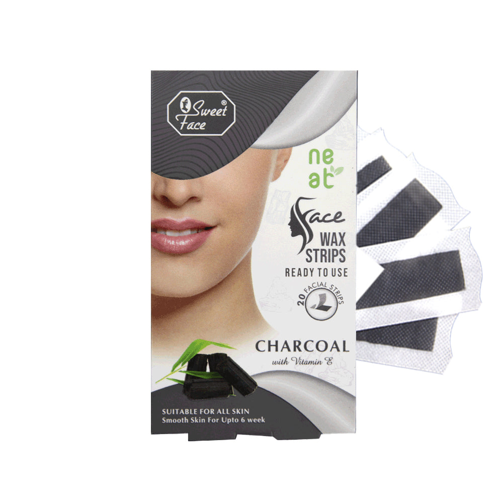 SweetFace Face Wax Strips – 20 Ready-to-Use Strips for Gentle Facial Hair Removal