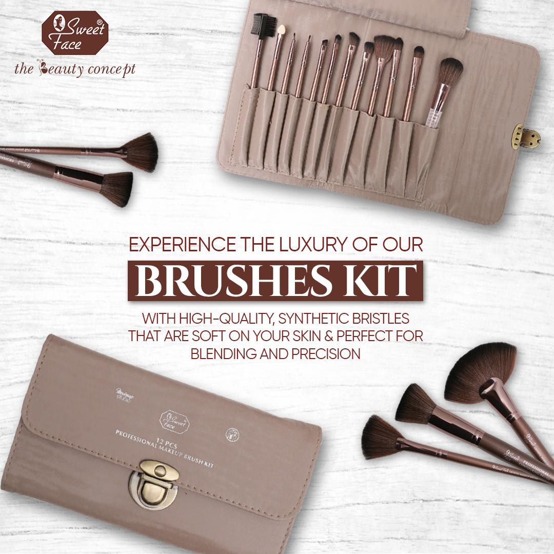 Professional Brush Kit-12 Pcs