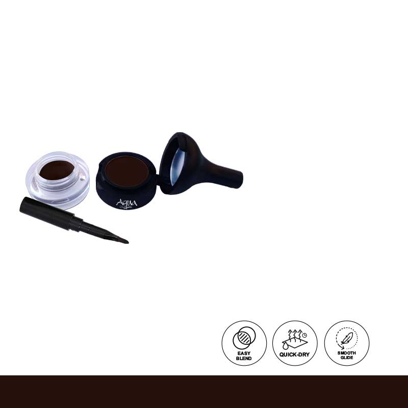 Aqua Color Line 3D Eyebrow Powder & Gel Eyeliner