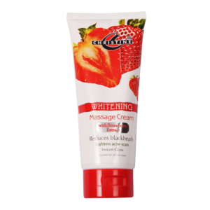 Christine Whitening Massage Cream Tube (Strawberry Extracts)