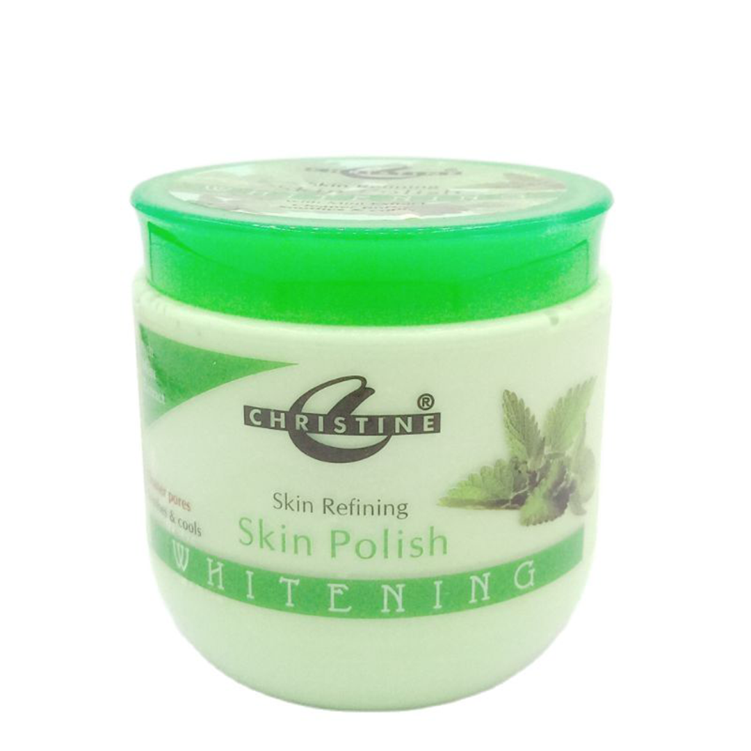 Christine Whitening Skin Polish Jar (Mint Extracts)