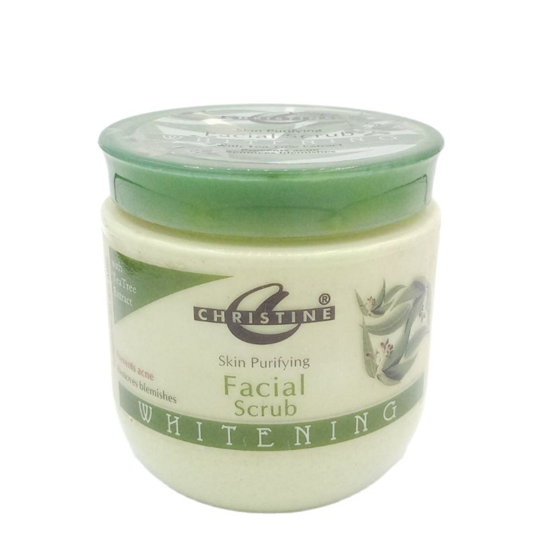 Christine Whitening Scrub Jar (Tea Tree Extracts)