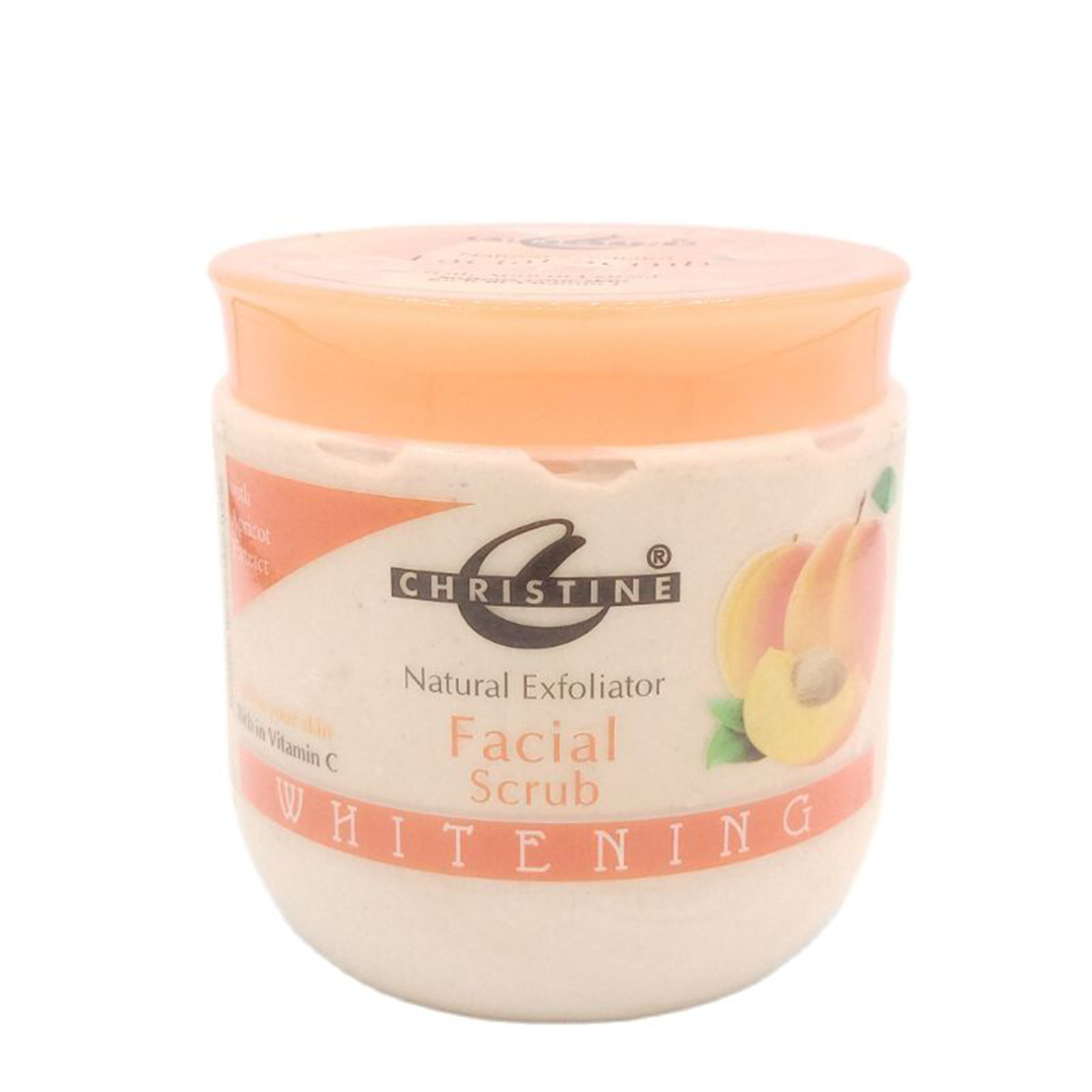 Christine Whitening Scrub Jar (Apricot Extracts)
