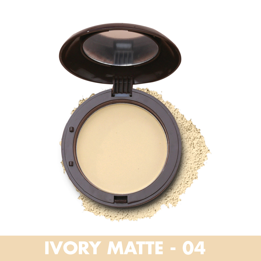 Oil Control Pressed Powder – Lightweight, Shine-Free Matte Finish