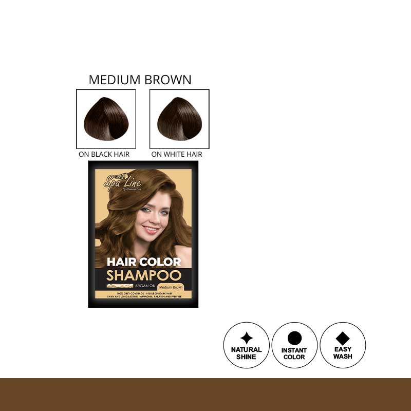 Spa Line By Glamorous Face Hair Color Shampoo 30Ml