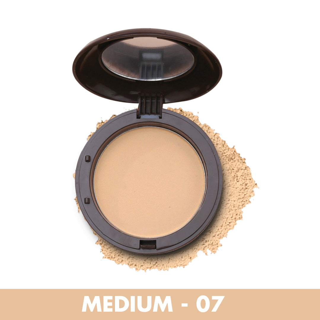Oil Control Pressed Powder – Lightweight, Shine-Free Matte Finish