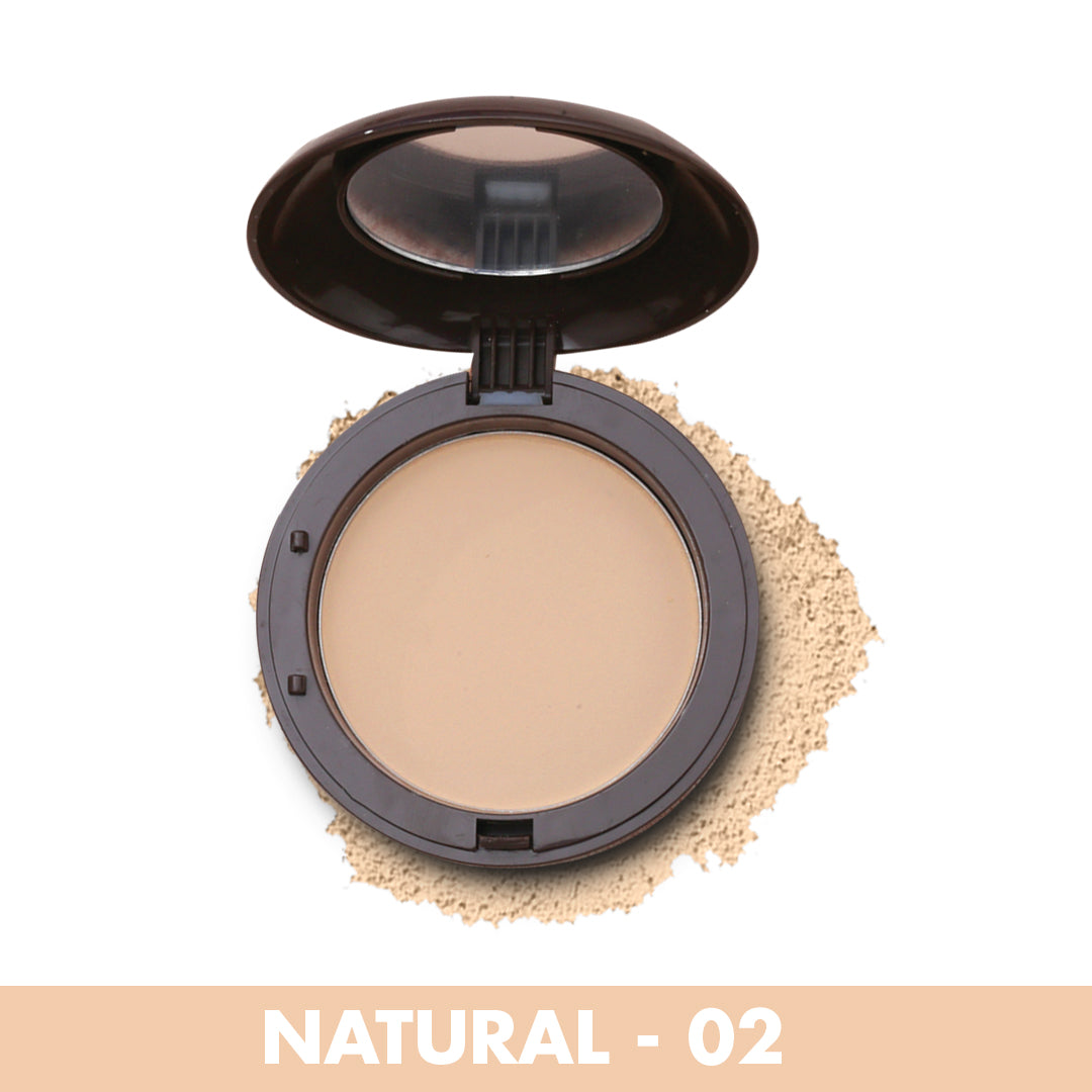 Oil Control Pressed Powder – Lightweight, Shine-Free Matte Finish