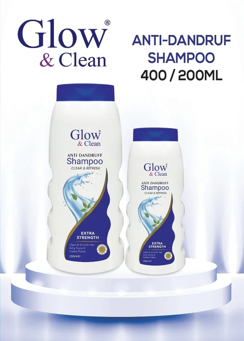 Glow & Clean Anti Dandruff Shampoo 400ML