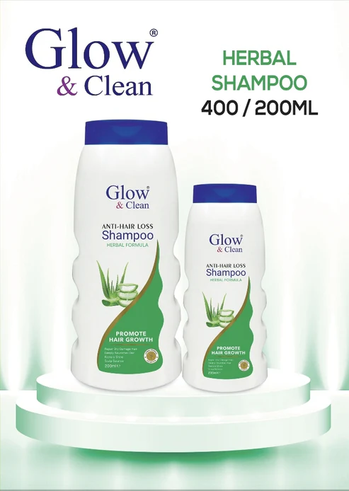 Glow & Clean Anti Hair loss Shampoo 400ML