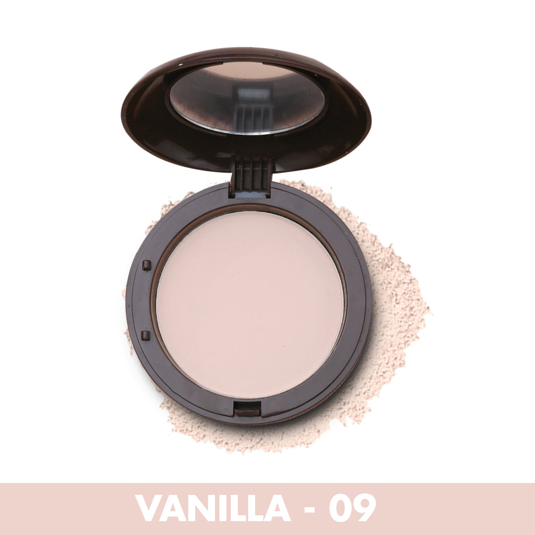 Oil Control Pressed Powder – Lightweight, Shine-Free Matte Finish